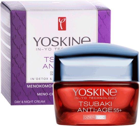 Yoskine, Tsubaki 55+, Anti-Aging, Day & Night, Cream, Face, 50 ml