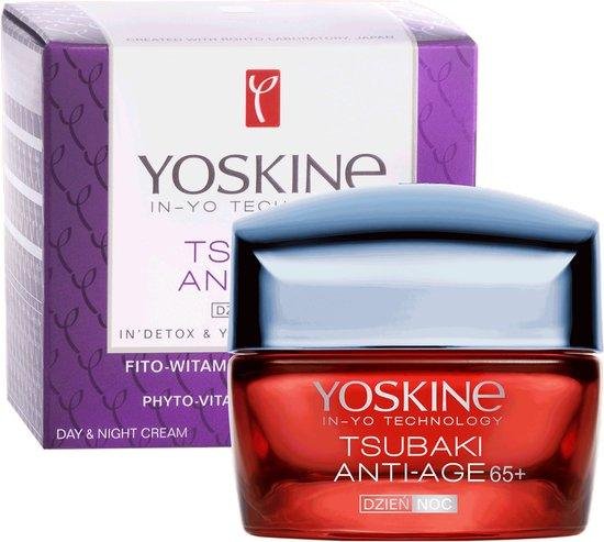 Yoskine, Tsubaki 65+, Anti-Aging, Day & Night, Cream, Face, 50 ml