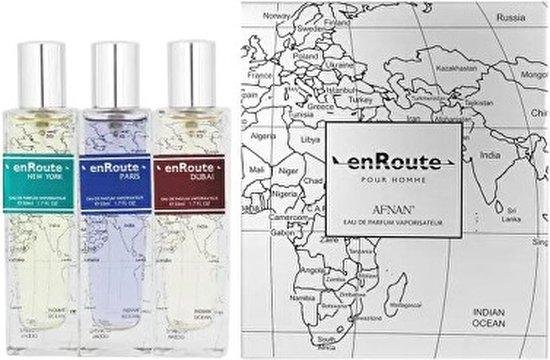 Afnan Enroute Eau De Parfum Pour Homme New York 50ml Eau De Parfum 50ml Paris Eau De Parfum 50mldubai