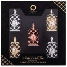 SET ORIENTICA MINI LUXURY COLLECTIO ROYAL AMBER, ROYAL BLU,VELVET GOLD, SAFFRON, AMBER ROUGE 7.5ML (5PCS)