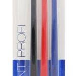 Swissdent Profi Colors Toothbrush Trio 3 Pack Soft Medium Black Red