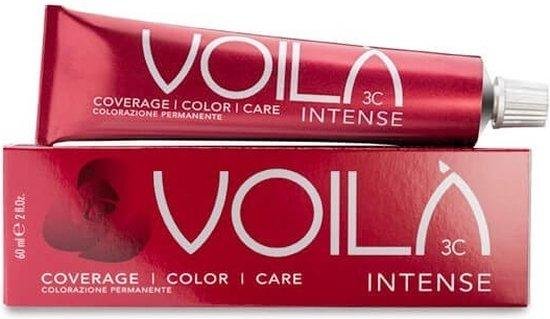 Intercosmo, Voila 3C Intense, Permanent Hair Dye, 7.45 Intense Copper Mahogany Blonde, 60 ml