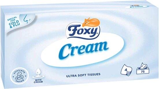 FOXY Veline Facial Tissues Box 75 Units