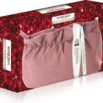 Set Deborah: Formula Pura, Volumizing, Mascara, Black, 12 ml + Formula Pura, Gel Pencil Eyeliner, Black, 1.5 g + Textile Makeup Bag, Pink