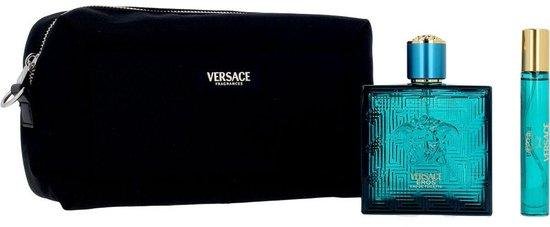 Versace Eros Pour Homme Eau De Toilette Spray 100ml Set 3 Pieces