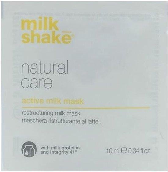 Milk Shake, Natural Care Active Milk, Hair Treatment Cream Mask, For Colour Protection, 10 ml