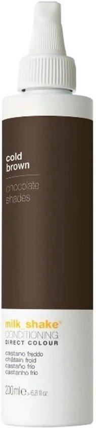 Milk Shake, Direct Colour, Ammonia-Free, Hair Colour Conditioner, Cold Brown, 200 ml