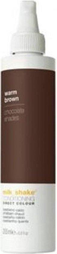Milk Shake, Direct Colour, Ammonia-Free, Hair Colour Conditioner, Warm Brown, 200 ml