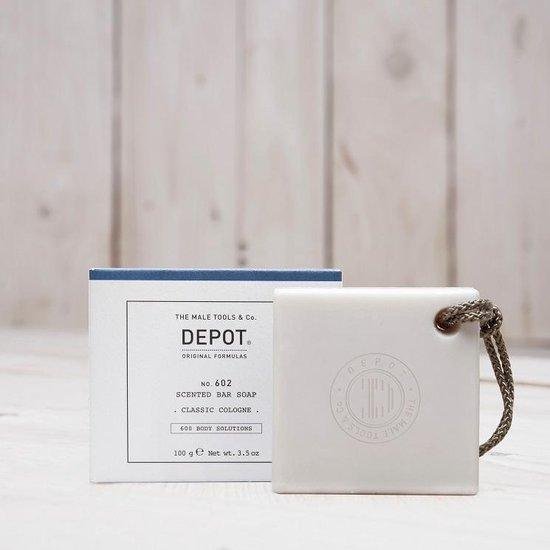 Depot, 600 Body Solutions No. 602, Botanical Complex, Cleansing, Classic Cologne, Scented Soap Bar , Floral Notes, 100 g