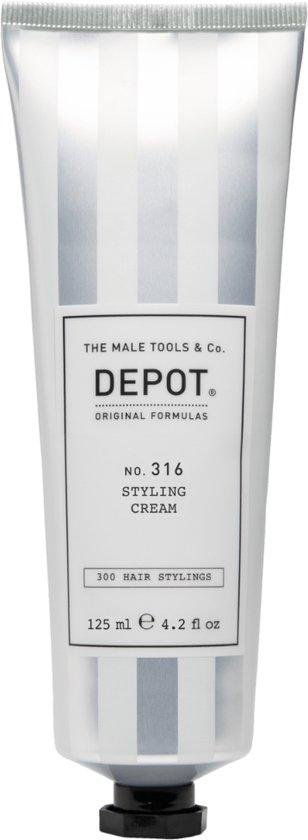 Depot, 300 Hair Stylings No. 316, UV Filter, Hair Styling Cream, Medium Hold, 125 ml