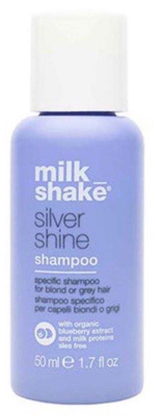 Milk Shake, Silver Shine, Hair Shampoo, For Neutralisation Of Yellow Tones, 50 ml
