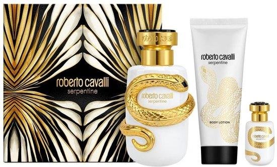 Roberto Cavalli Serpentine Eau De Parfum Spray 100ml Set 3 Pieces