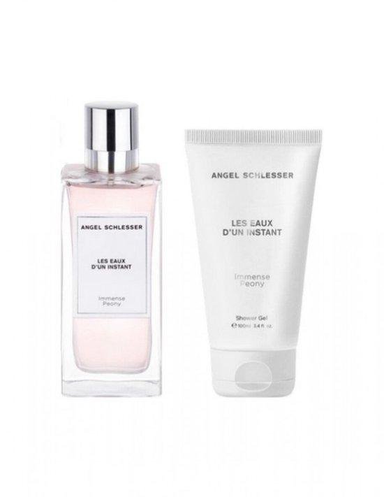 Angel Schlesser Les Eaux D'Un Instant Immense Peony Eau De Toilette Spray 100ml Set 2 Pieces