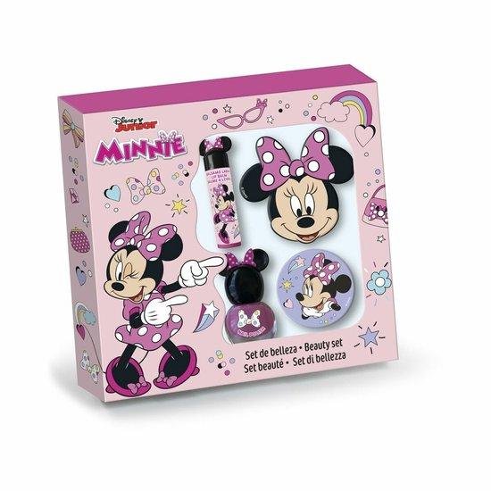 Cartoon Minnie Belleza Maquillaje Estuche 4 Piezas
