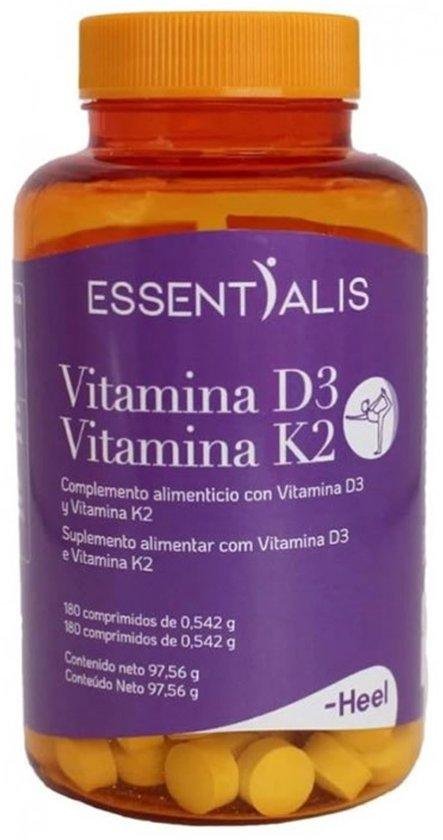 Essentialis Vitamin D3 Vitamin K2 180 Tablets