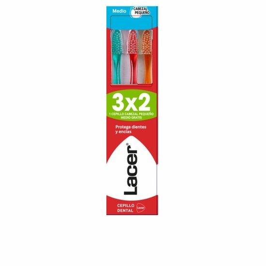 CEPILLO DENTAL cabezal pequeo medio pack 3 u