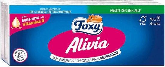 Foxy Relieves Nasal Care Tissues 10 X 9 U