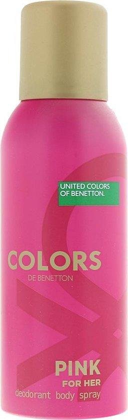 Benetton, Colors Pink, Floral and Fruity, Deodorant Spray, For Women, 150 ml