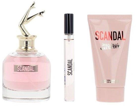 Jean Paul Gaultier Scandal Eau De Perfume Spray 80ml Set 3 Pieces