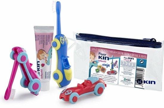 Mondverzorgingsset voor Kinderen Kin Fluorkin Auto (3 Onderdelen)