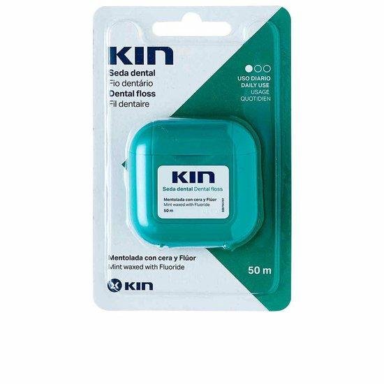 Kin Kin Dental Floss With Menthol Wax 50 M