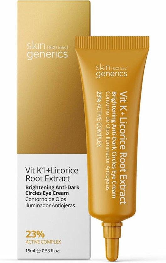 Skin Generics Vit K1 + Licorice Root Extract Contorno De Ojos 15 Ml