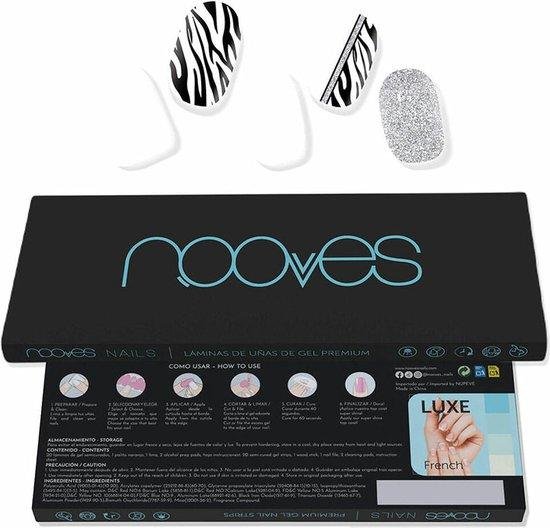 Nooves Premium Glam #funky Baby Gel Nail Sheets 20 Units