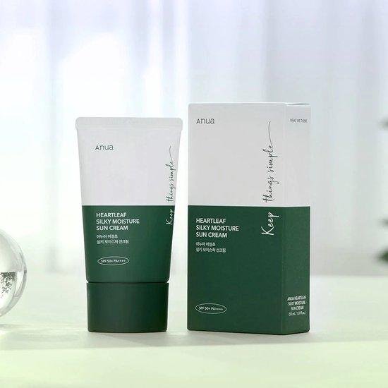 Anua, Heartleaf, Moisturizing, Sunscreen Cream, For Face, SPF 50+, 50 ml