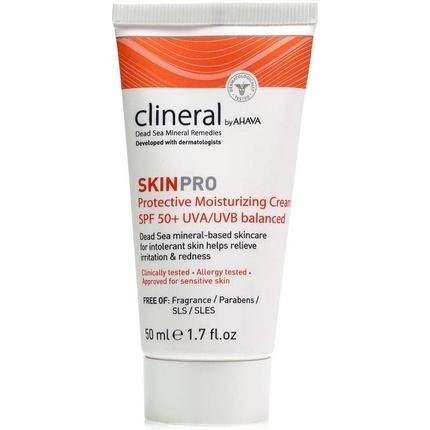 Ahava Clineral Skinpro Protective Moisturizing Cream SPF50 Creme GevoeligeIntolerante Huid 50ml