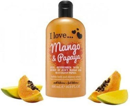 I Love, Mango & Papaya, Cleansing, Shower Gel, 500 ml