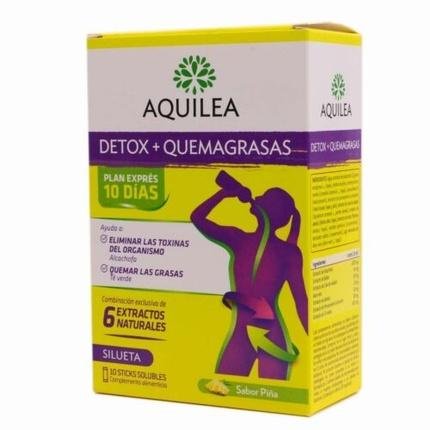 Aquilea Detox And Fat Burner 10 Drinkable Sticks