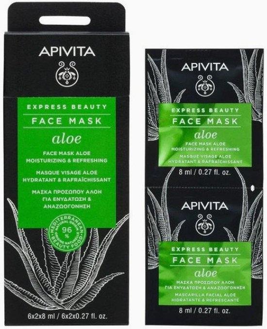 Apivita Masker Face Care Masks & Scrubs Face Mask with Aloe