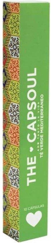 The Capsoul Capsules Té Verde Mediterraneo 10 Capsules Compatibles Nespresso