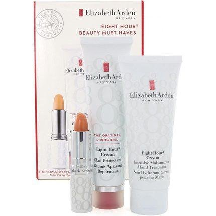 E Arden 8H Cream Travelers Cream Protectant Lip Stick Spf 15 Hand Treatment Set