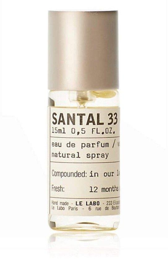 Le Labo, Santal 33, Eau De Parfum, Unisex, 15 ml