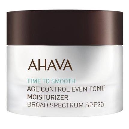 Ahava Time To Smooth Age Control Even Tone Moisturizer SPF20 Creme Anti Aging 50ml