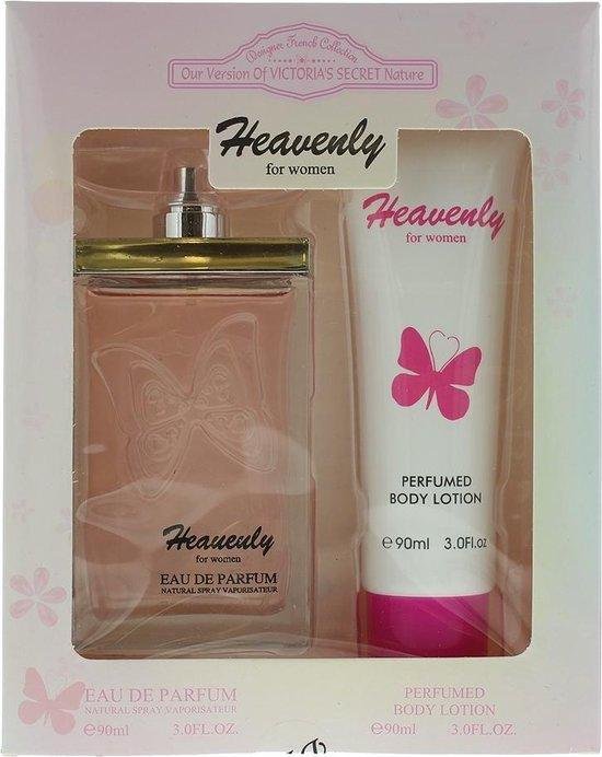 Set Designer French: Heavenly, Eau De Parfum, For Women, 90 ml + Heavenly, Hydrates, Body Lotion, 90 ml