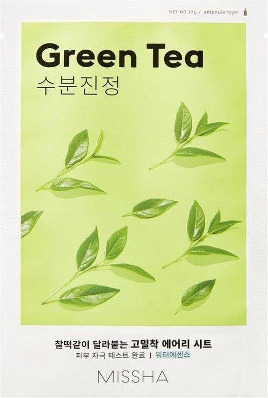 Missha - Airy Fit Sheet Mask (Green Tea) Gezichtsmasker