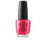 Opi Nail Lacquer Esmalte De Uas Duracin Hasta 7 Das Charged Up Cherry 15ml